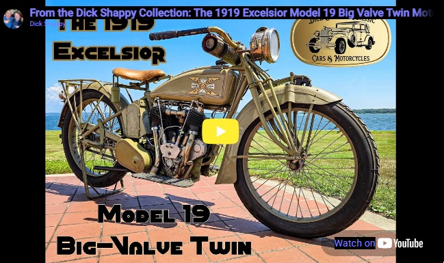 The 1919 Excelsior Model 19 Big Valve Twin